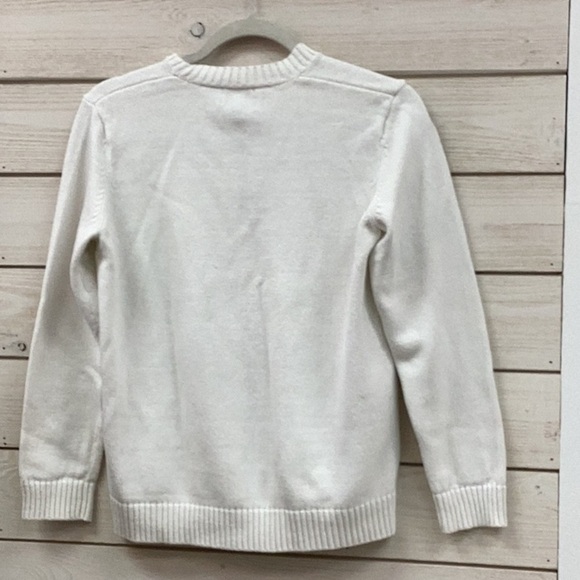 Lauren Ralph Lauren Button Down Long Sleeve 2 Pocket Cardigan Size Medium - Picture 4 of 8